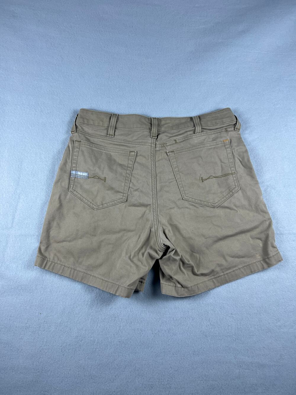Ariat Rebar Made Tough Women's 29 Perfect Rise Canvas Work Shorts Khaki